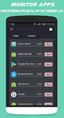 Hifad Battery android App screenshot 1